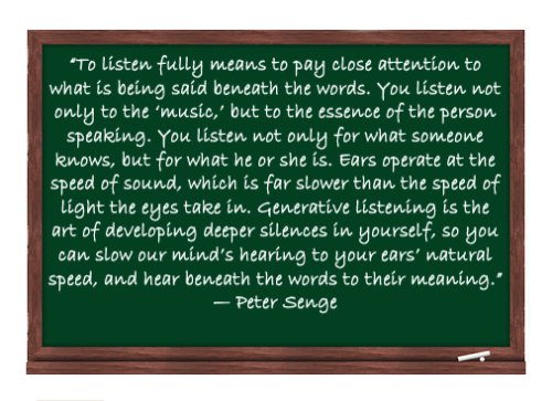 Peter Senge Quote